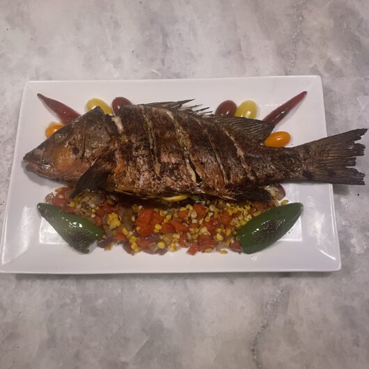 Whole Red Snapper - Grilled